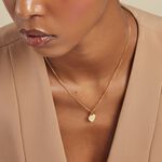 Collier Darling Plaqu&eacute; Or Jaune - Colliers Naissance Femme | Histoire d&rsquo;Or