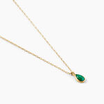 Collier Ond&eacute;e Or Jaune Malachite - Colliers Femme | Histoire d&rsquo;Or