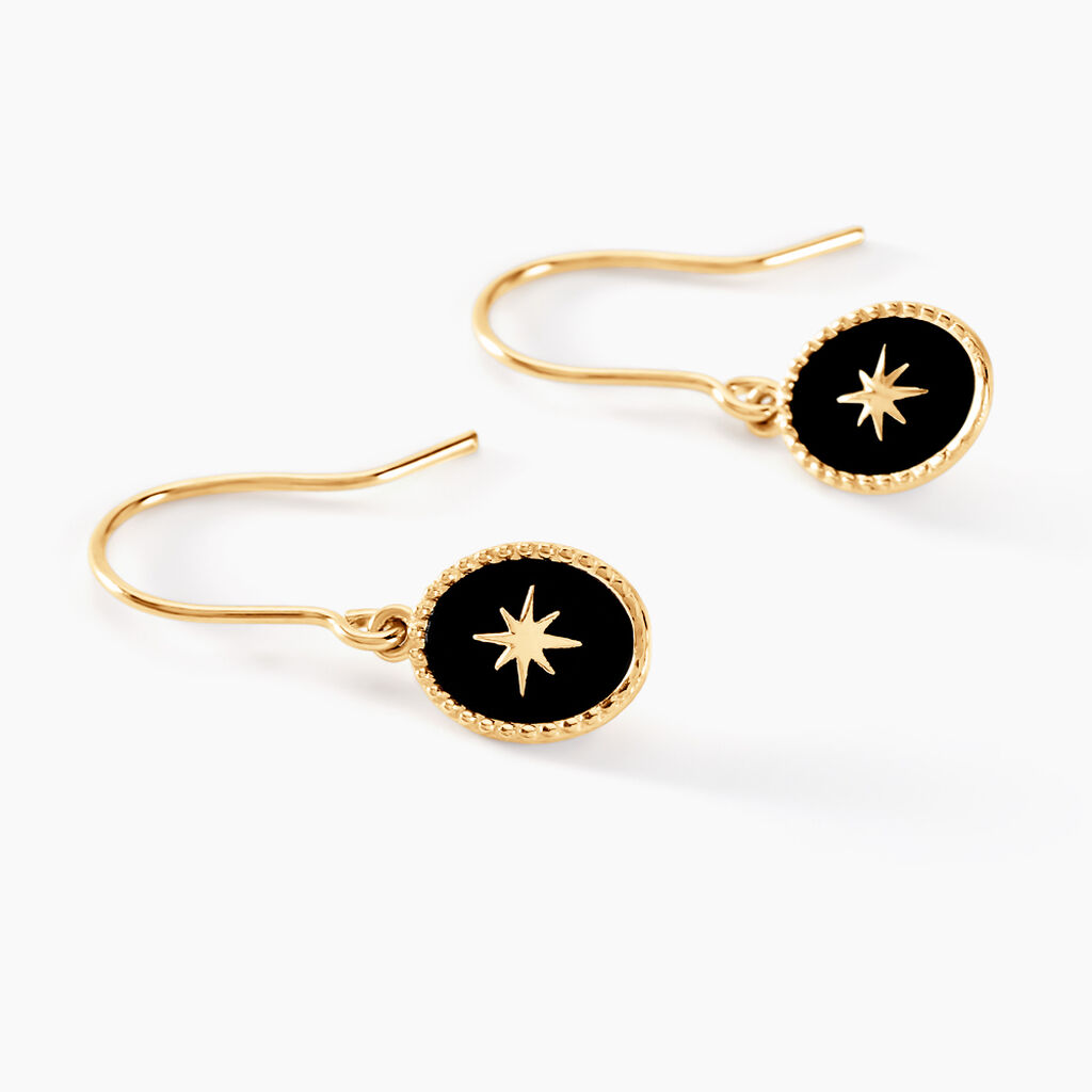 Boucles D'oreilles Pendantes Nebuleor Or Jaune - Boucles d'oreilles pendantes Femme | Histoire d’Or
