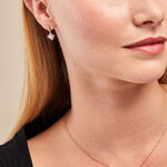 Boucles D'oreilles Pendantes Doline Plaqu&eacute; Or Dor&eacute; Oxyde De Zirconium - Boucles d'oreilles fantaisie Femme | Histoire d&rsquo;Or