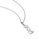 Collier Yolaine Argent Blanc Oxyde De Zirconium - Colliers fantaisie Femme | Histoire d&rsquo;Or