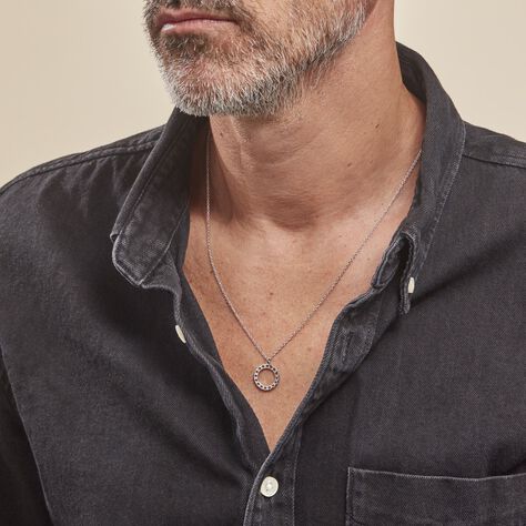 Collier Argent Dyan - Colliers fantaisie Homme | Histoire d’Or