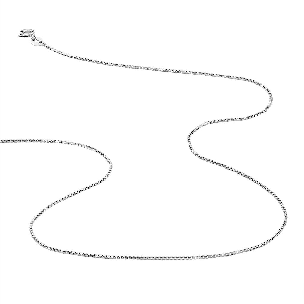 Chaîne Alyze Argent Blanc - Chaines Femme | Histoire d’Or