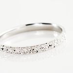 Alliance Fantaisie Diamantee Or Blanc - Alliances Unisex | Histoire d&rsquo;Or