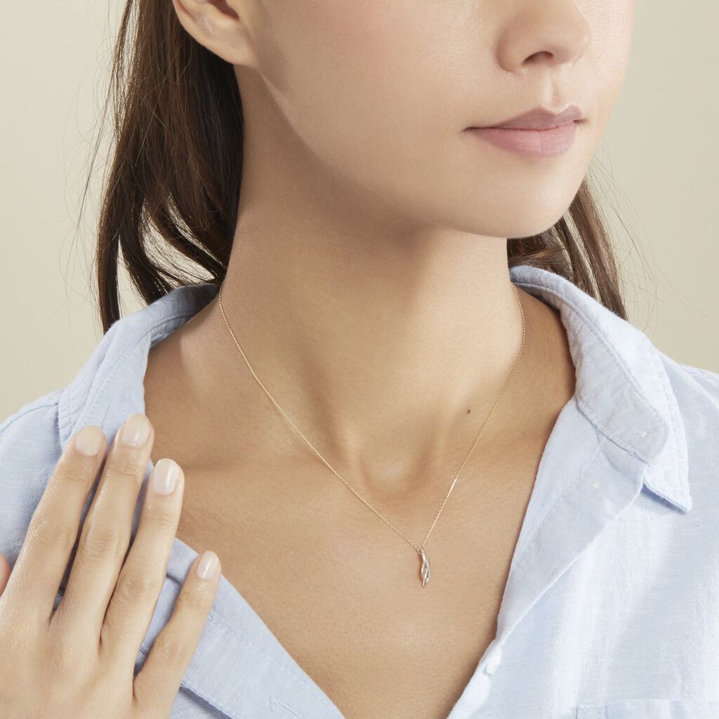 Collier Ester Or Jaune Diamant - Colliers Femme | Histoire d’Or