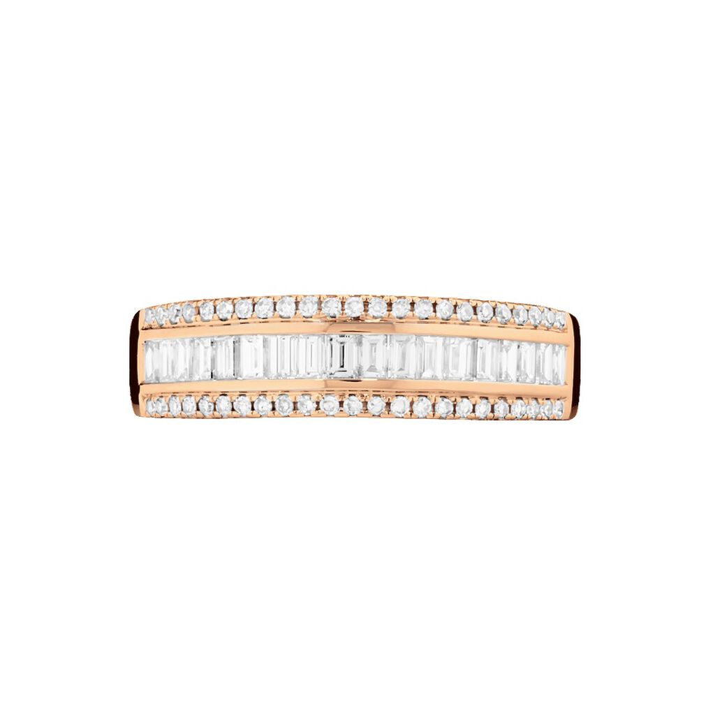 Bague Eugenie Or Rose Diamant - Alliances Femme | Histoire d’Or