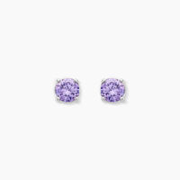Boucles D'oreilles Puces Argent Blanc Rio Santa Teresa Oxyde