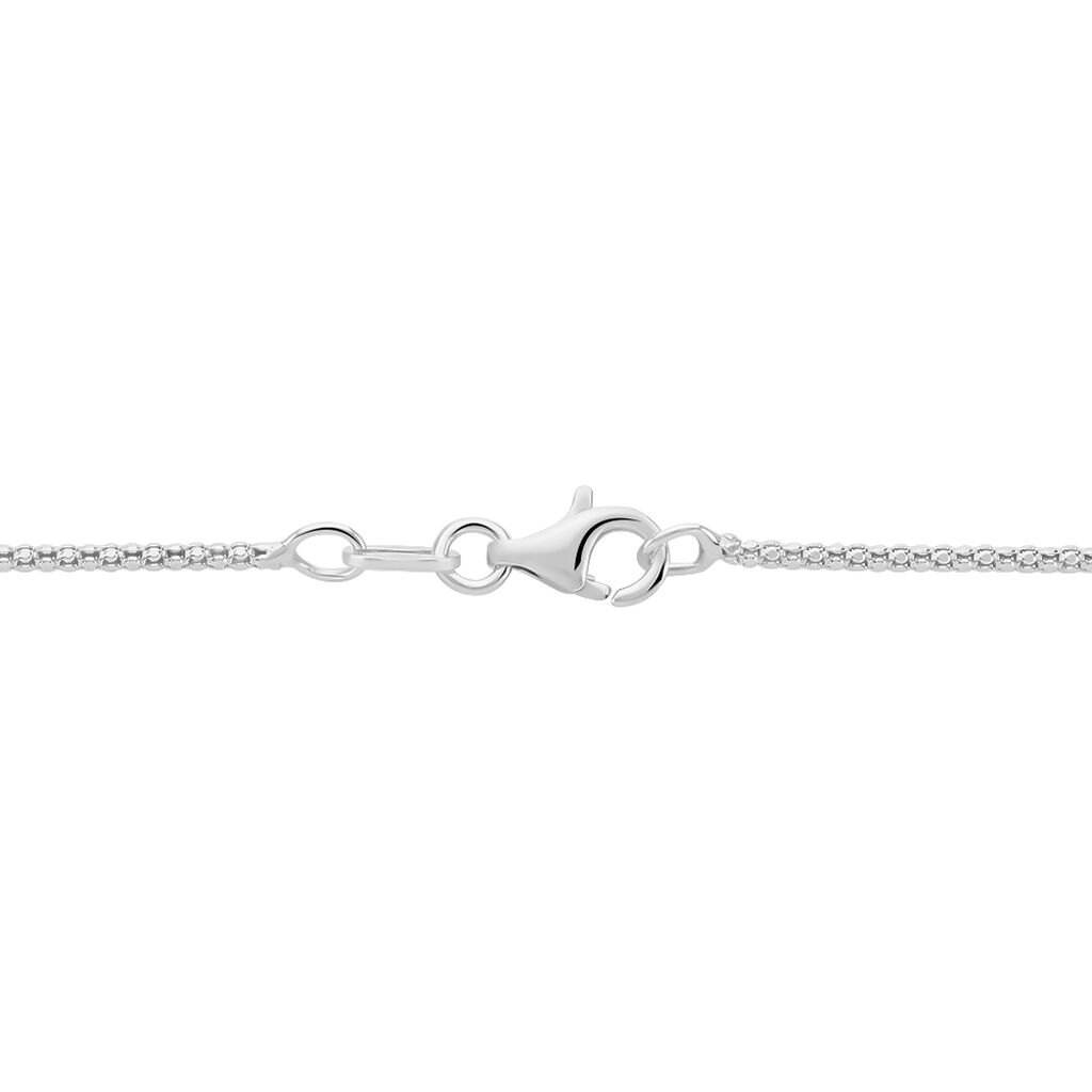 Collier Nahila Argent Blanc - Chaines Femme | Histoire d’Or
