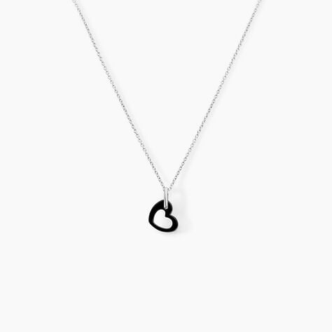 Collier Sumeyra Argent Blanc Céramique Et Oxyde De Zirconium - Colliers fantaisie Femme | Histoire d’Or