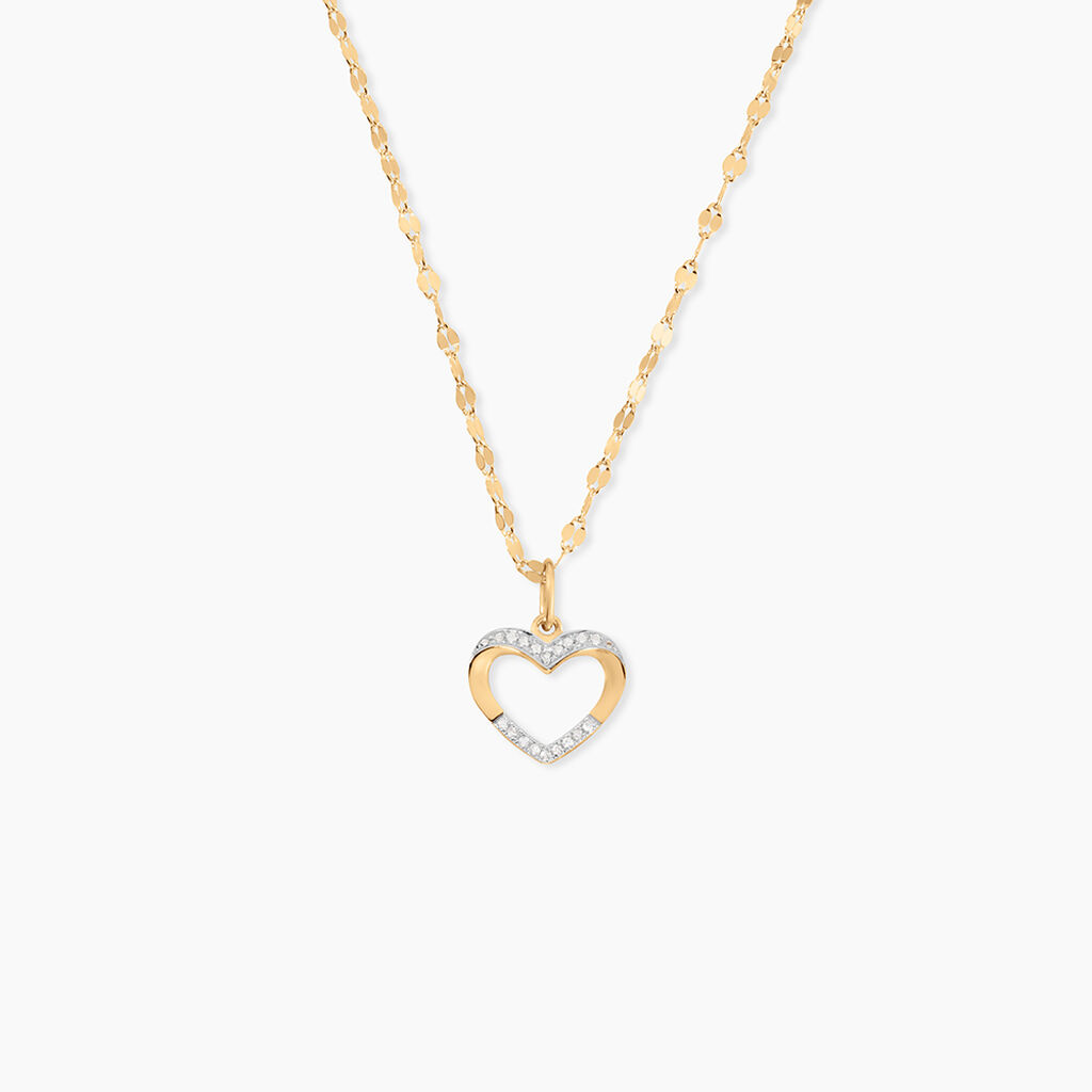 Collier Kalliope Jaune Diamant Blanc - Colliers Femme | Histoire d&rsquo;Or