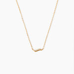 Collier Myrrhe Plaqu&eacute; Or Jaune Oxyde De Zirconium - Colliers fantaisie Femme | Histoire d&rsquo;Or