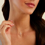 Pendentif Gjon Or Jaune Oxyde De Zirconium - Pendentifs Communion Femme | Histoire d&rsquo;Or