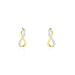 Boucles D'oreilles Puces Osanna Or Jaune Diamants - Boucles d'Oreilles Infini Femme | Histoire d’Or
