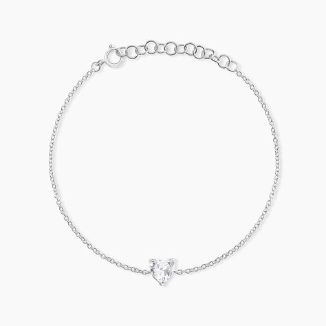 Bracelet Argent Schull Oxyde De Zirconium - Bracelets Femme | Histoire d&rsquo;Or