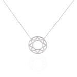 Collier Abia Argent Blanc Oxyde De Zirconium - Colliers Femme | Histoire d&rsquo;Or