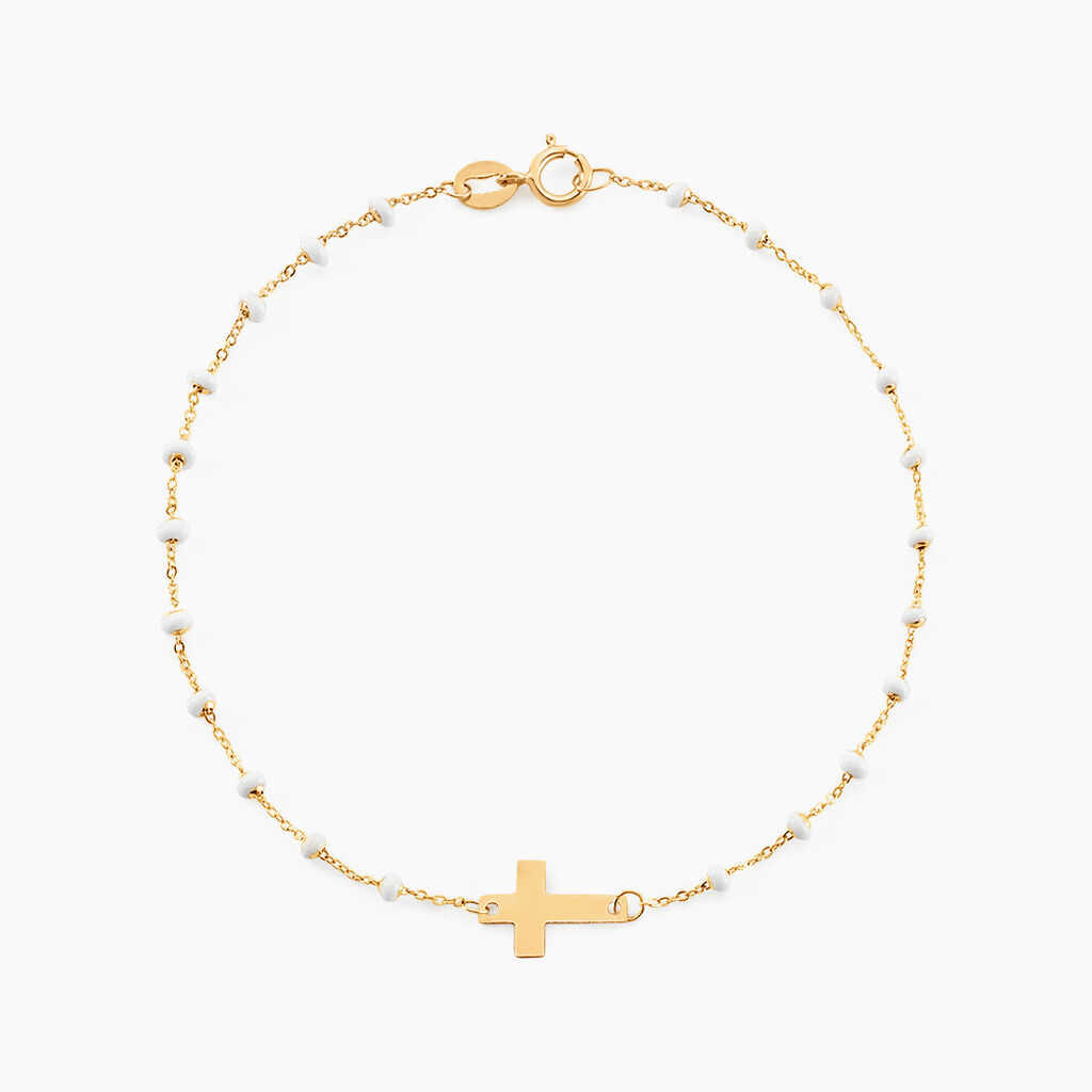 Bracelet Krystle Or Jaune - Bracelets Communion Femme | Histoire d&rsquo;Or