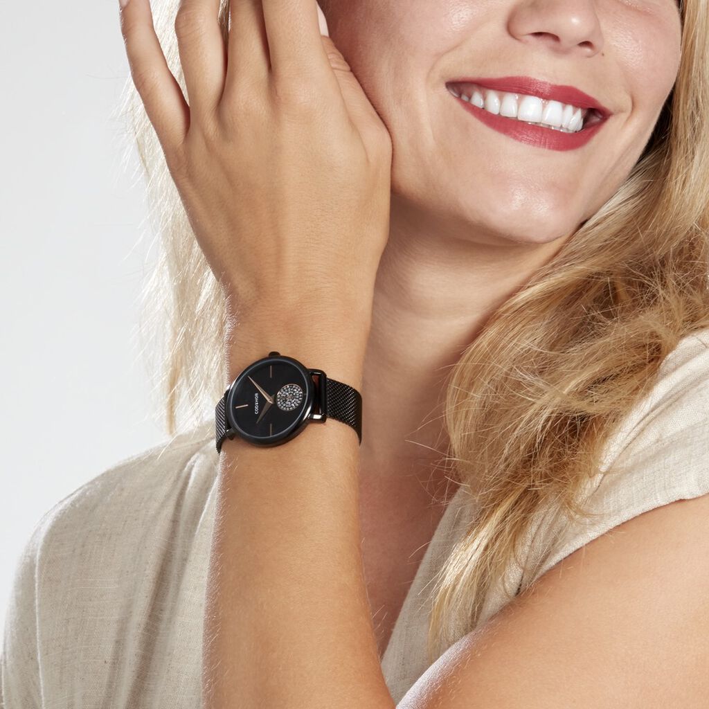 Montre Codhor Amele Noir - Montres Femme | Histoire d’Or