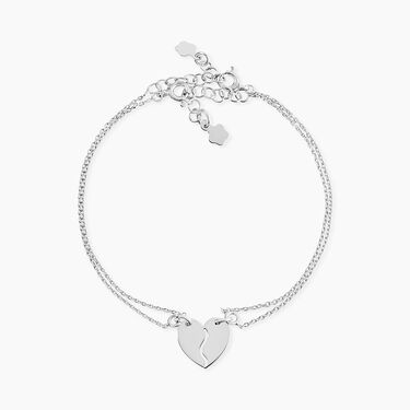 Bracelet Abrar Argent Blanc