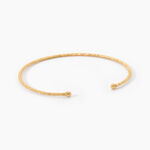 Bracelet Jonc Bohemian Plaqu&eacute; Or Jaune - Bracelets joncs Femme | Histoire d&rsquo;Or