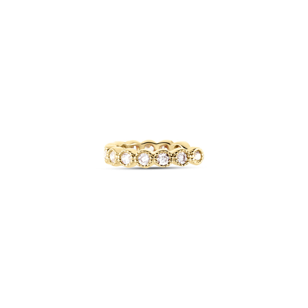 Bijou D'oreille Unitaire Silohe Plaqué Or Jaune Oxyde De Zirconium - Boucles d'oreilles fantaisie Femme | Histoire d’Or
