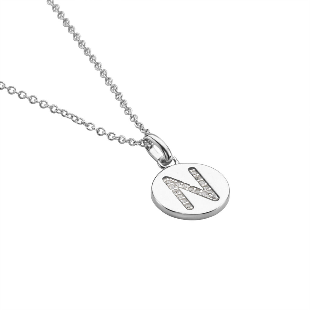 Collier Argent Eugenien Oxydes De Zirconium - Colliers fantaisie Femme | Histoire d&rsquo;Or