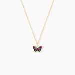 Collier Sulivia Papillon Or Jaune - Colliers Enfant | Histoire d&rsquo;Or