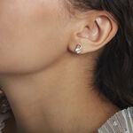 Boucles D'oreilles Puces Or Jaune Berecyntia Topaze - Clous d'oreilles Femme | Histoire d&rsquo;Or