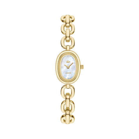 Montre Lacoste Petite Parisienne Nacre Blanche - Montres Femme | Histoire d&rsquo;Or
