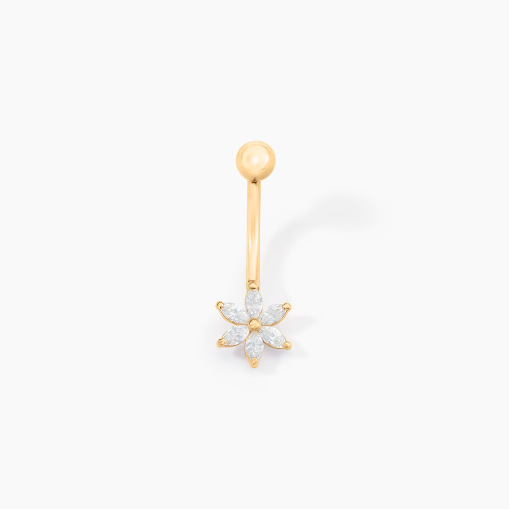 Piercing Elpis Or Jaune Oxyde De Zirconium - Bijoux Femme | Histoire d’Or
