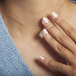 Collier Or Blanc Lydia Oxydes De Zirconium - Colliers Femme | Histoire d&rsquo;Or