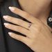 Bague Raika Or Blanc Amethyste Et Topaze - Bagues avec pierre Femme | Histoire d’Or