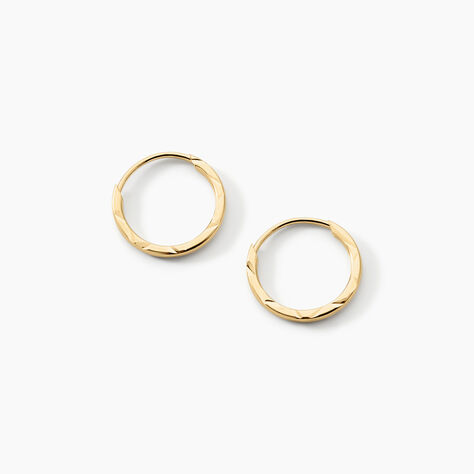 Créoles Valerina Or Jaune - Boucles d'oreilles créoles Famille | Histoire d’Or