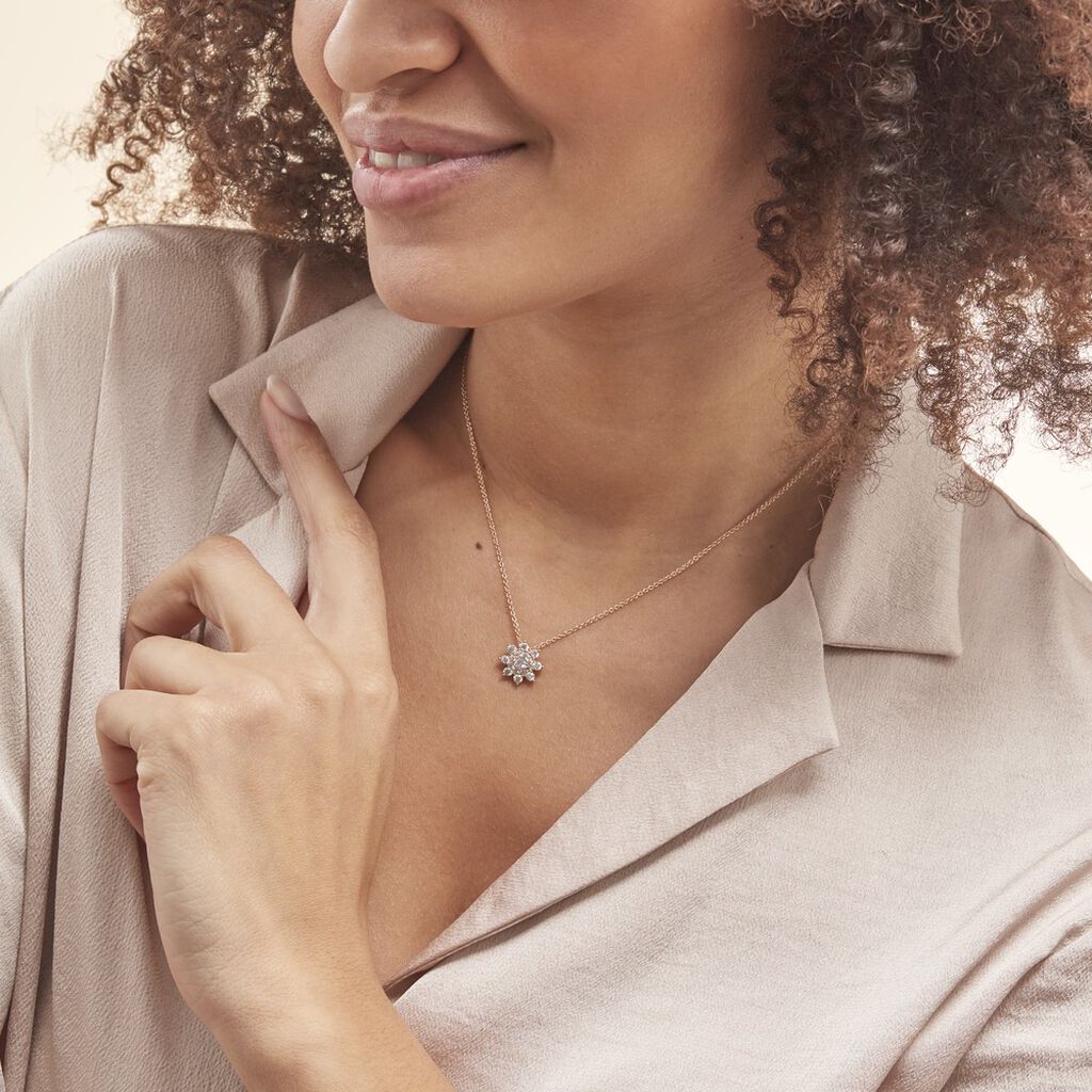 Collier Plaqué Or Sadoth Oxydes De Zirconium - Colliers Femme | Histoire d’Or