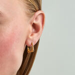 Cr&eacute;oles Beathag Argent Dor&eacute; A L'Or 750/1000 - Boucles d'oreilles cr&eacute;oles Femme | Histoire d&rsquo;Or