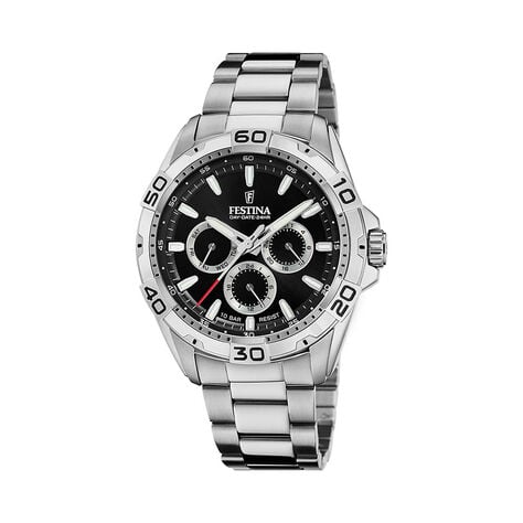 Montre Festina Multifonctions Noir - Montres Homme | Histoire d’Or
