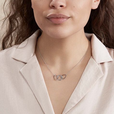 Collier Joy Argent Blanc - Colliers fantaisie Femme | Histoire d’Or
