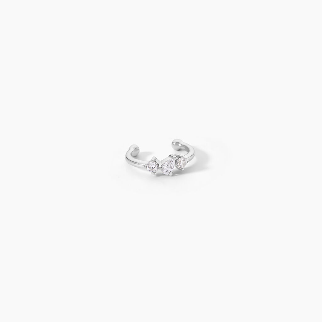 Bijoux D'Oreilles Tapis Rouge Argent Blanc Oxyde De Zirconium - Boucles d'oreilles fantaisie Femme | Histoire d&rsquo;Or