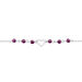 Bracelet Hazan Argent Blanc Pierre De Synthese - Bracelets Coeur Femme | Histoire d’Or
