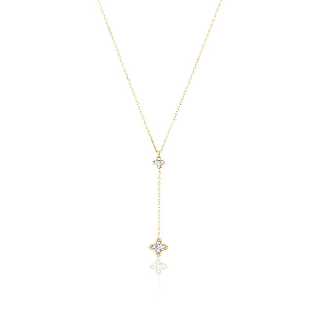 Collier Delicatesse Or Jaune Diamant - Colliers Femme | Histoire d’Or