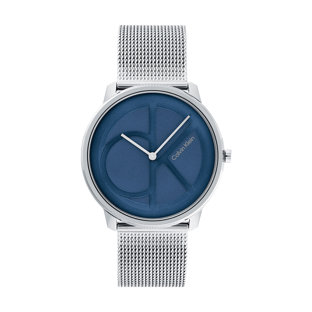Montre Calvin Klein Iconic Mesh Bleu - Id&eacute;es cadeaux Femme | Histoire d&rsquo;Or