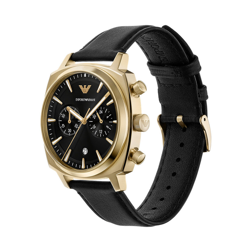 Montre Emporio Armani Noir - Montres Homme | Histoire d&rsquo;Or