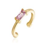 Bague D'oreille Unitaire Grishilde Plaqu&eacute; Or Oxyde De Zirconium - Boucles d'oreilles fantaisie Femme | Histoire d&rsquo;Or