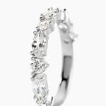 Bague Indira Argent Blanc Oxyde De Zirconium - Bagues avec pierre Femme | Histoire d&rsquo;Or