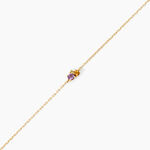 Bracelet Maely Or Jaune Am&eacute;thyste Citrine P&eacute;ridot - Bracelets Femme | Histoire d&rsquo;Or