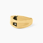 Bague Sadio Argent Dor&eacute; A L'Or 750/1000 - Bijoux sans pierre Femme | Histoire d&rsquo;Or