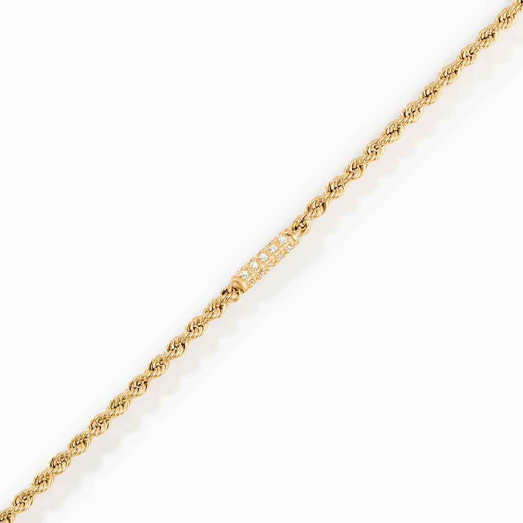 Bracelet Cordelia Or Jaune Cristaux De Swarovski - Bracelets Femme | Histoire d&rsquo;Or
