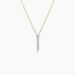Collier Gwalduz Argent Dor&eacute; A L'Or 750/1000 Oxyde De Zirconium - Colliers Femme | Histoire d&rsquo;Or