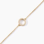 Bracelet Lim Or Jaune Oxyde De Zirconium - Bracelets Femme | Histoire d&rsquo;Or