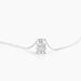 Collier Zilda Or Blanc Oxyde De Zirconium - Colliers Femme | Histoire d’Or