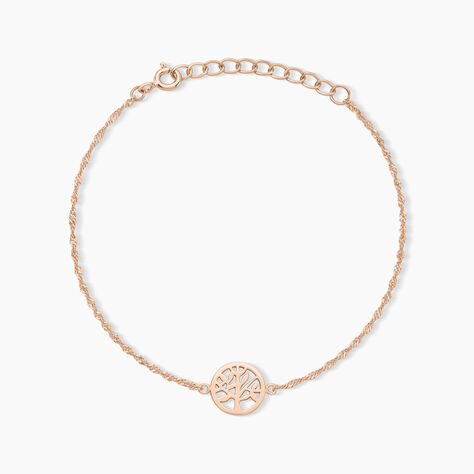 Bracelet Ieva Argent Rose - Bracelets Arbre de vie Femme | Histoire d’Or